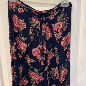 Floral boho pants